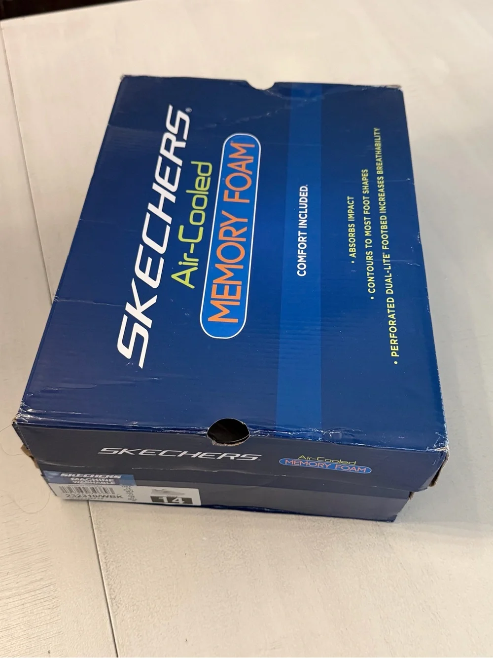 Skechers Air-Cooled Memory Foam Men’s Ultra Flex 3.0 White Tennis Shoe Sz 14 NIB